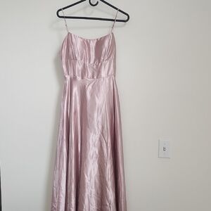 Windsor Pink Satin Dress